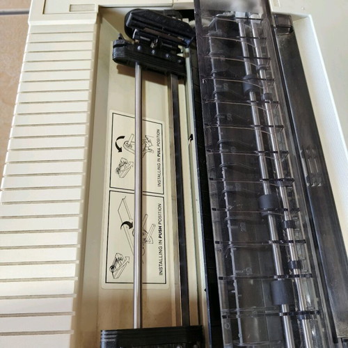 Citizen Swift 9 dot matrix printer used with Greek manual