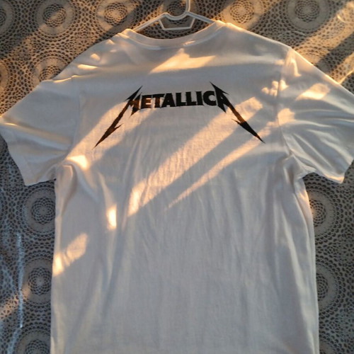 Metallica T-shirt medium, white