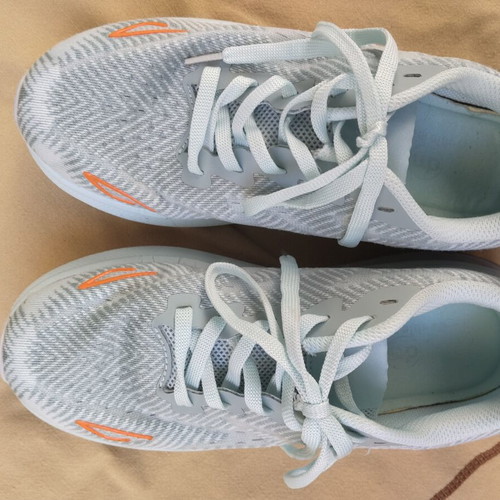 UP Double Energy women's sneakers, light blue and orange, size 40