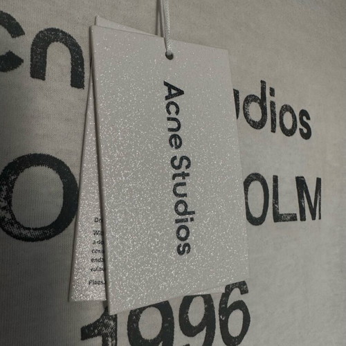 Acne Studios tee white new with tags size small oversized fit