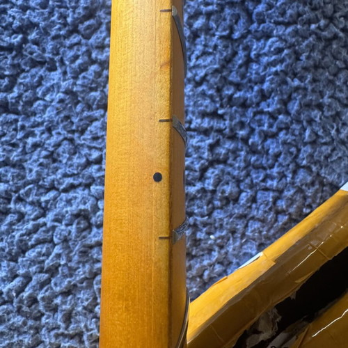 Stratocaster guitar neck new Canadian maple yellow Vnexk