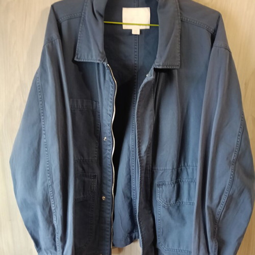 Zara lightweight jacket XL blue new