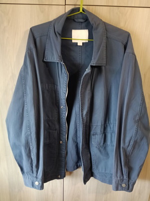 Zara lightweight jacket XL blue new