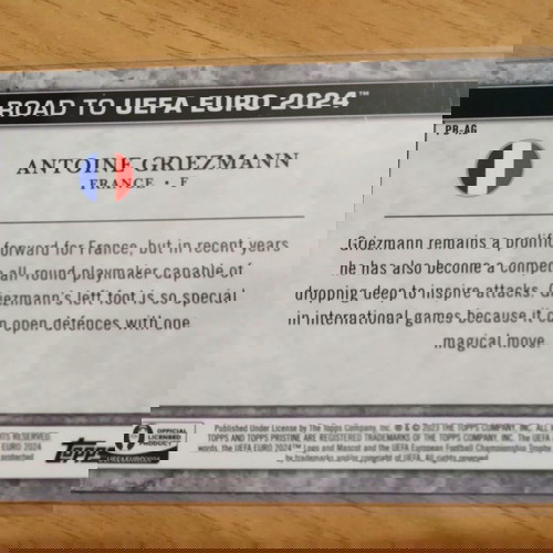Topps Pristine Road to UEFA Euro 2024 - Borders Antoine Griezmann