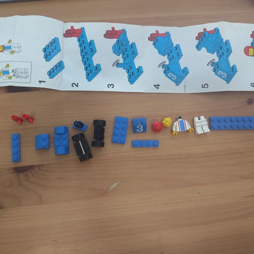 Lego vintage set Road Racer 6605 used