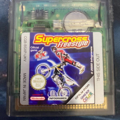 SuperCross Freestyle for Game Boy Color used