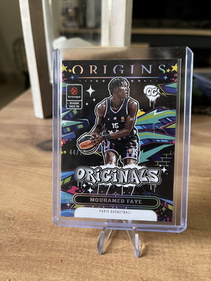 Euroleague Panini Origins Mouhamed Faye Paris basketball card like new