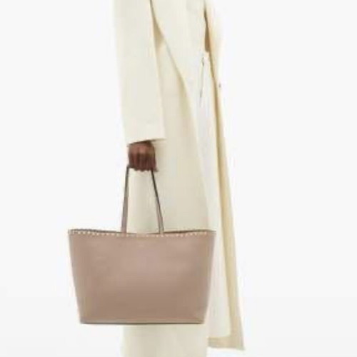 Valentino Garavani Rockstud hobo bag used beige