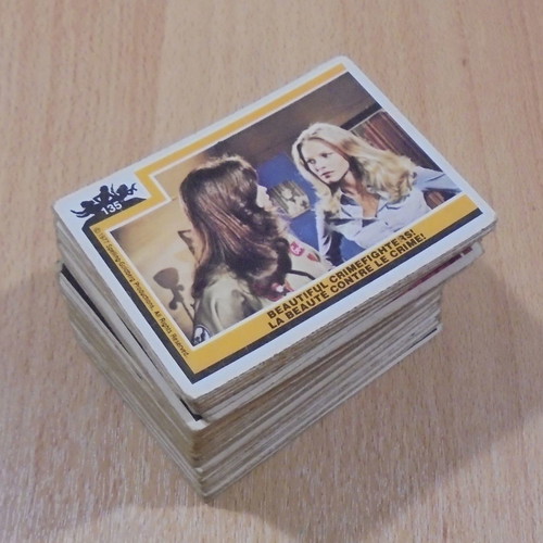 Charlie's Angels collectible cards used, pack of 117, 1977 series