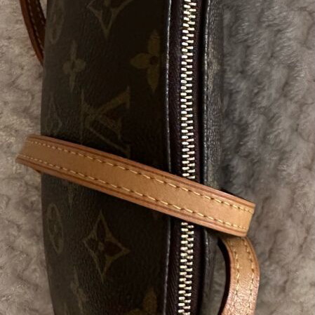 Louis Vuitton Monogram Pochette Accessoires crossbody bag used, brown