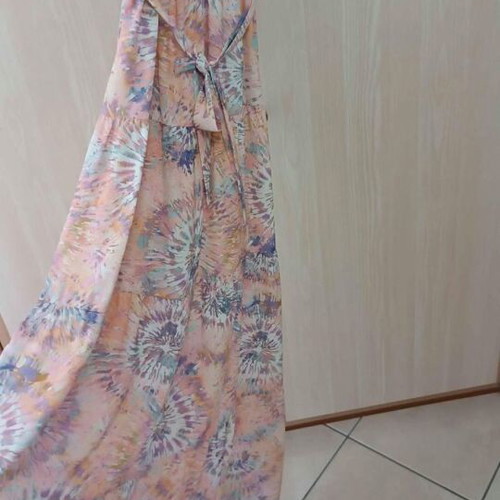 Figaro maxi dress like new, size medium, halter neck