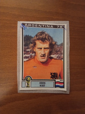 Αυτοκόλλητο Panini Argentina '78 Νο273 μεταχειρισμένο, Kees Kist Ολλανδία