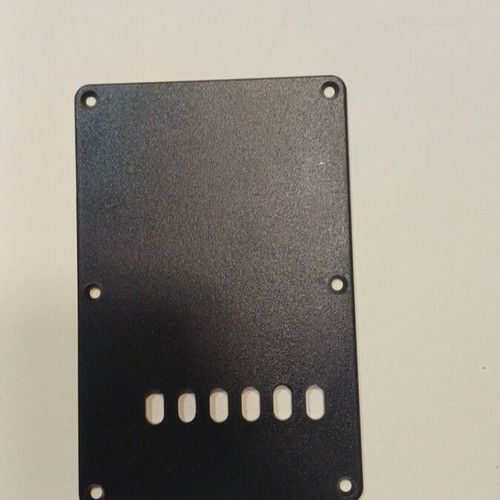 Electric guitar spring back plate cover, black