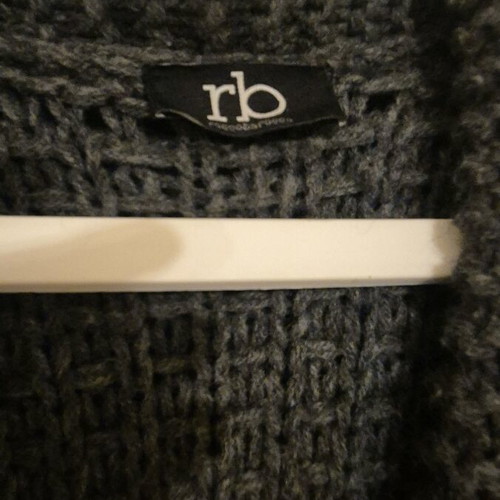 Rocco Barocco knitted gray cardigan used size S with wide fit