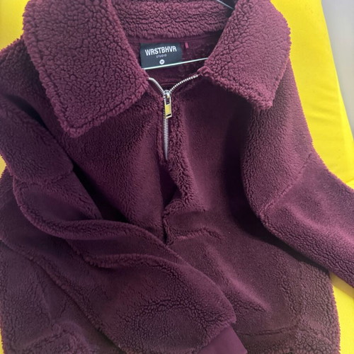 Wrstbhvr fleece jacket oversized fit like new, size M