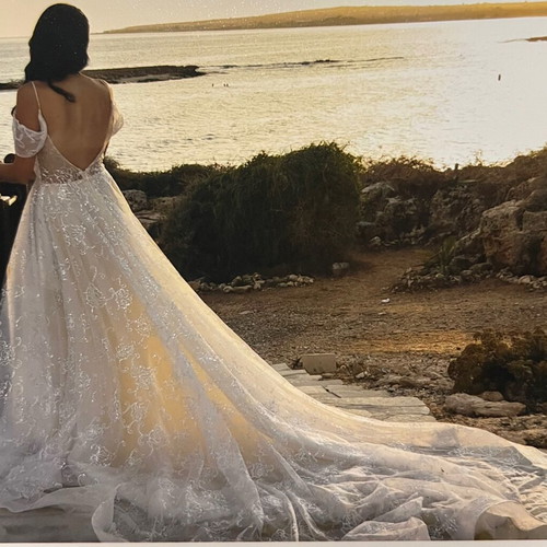 Wedding dress like new, size XS-S