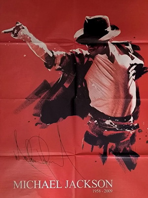 Michael Jackson and Harry Potter Double Poster like new