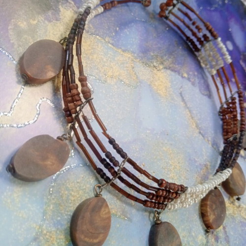 MNG choker used with charms and metal base, early 2000s