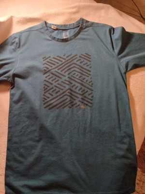 Men's t-shirt used, petrol color, size S