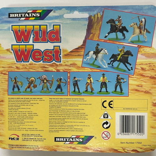 Britains 2004 Wild West plastic toy soldiers new