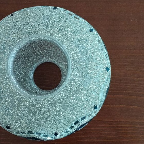 Turkish Oval Mosaic Glass for Lamp New