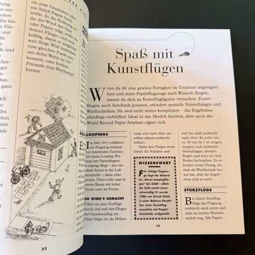 Papier-flieger für Kids German origami book new for children