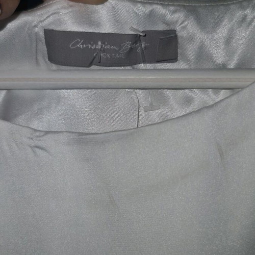 White long cocktail silk dress new, size 36
