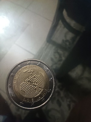 Slovenia 2 euro 2018 bee coin used
