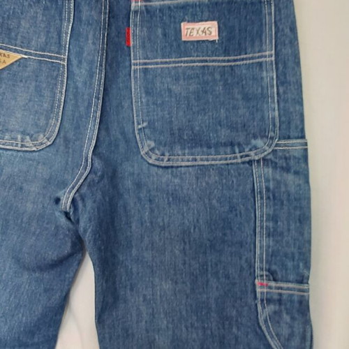 Texas Carpenter vintage unisex jeans, high waist, denim