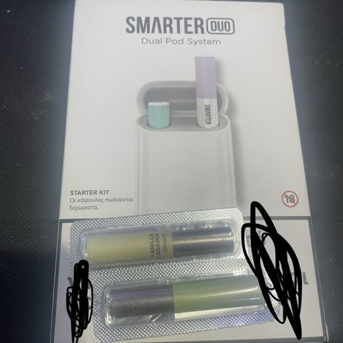 Vape Smarter Pro Duo Dual Pod System new with resistance gift