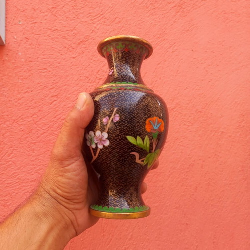 Cloisonné vase