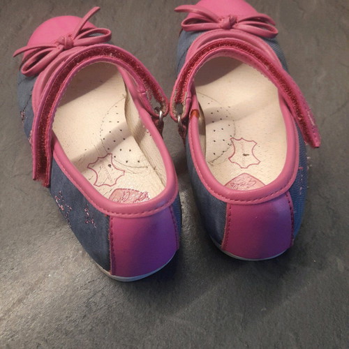 Crocodilino ballerinas used no 28 blue with leather interior
