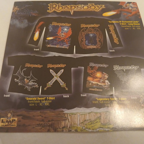 Rhapsody Symphony Of Enchanted Lands Box Set like new, metal