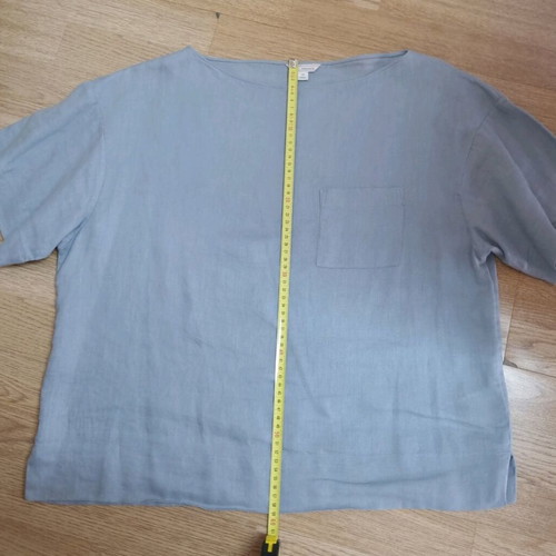 Gap summer linen top like new, grey, size Large