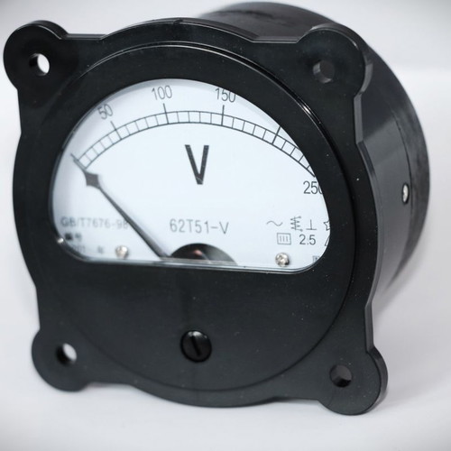 AC current meter analog voltmeter 0-250V new large dial