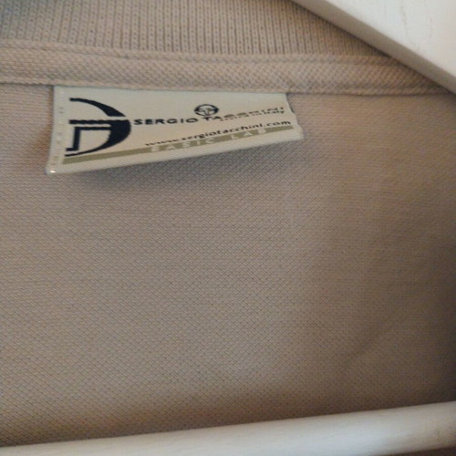 Sergio Tacchini men's polo shirt beige, like new, size L