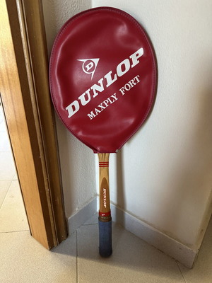 Dunlop Maxply Fort ξύλινη ρακέτα τένις σαν καινούργιο με αυθεντική θήκη