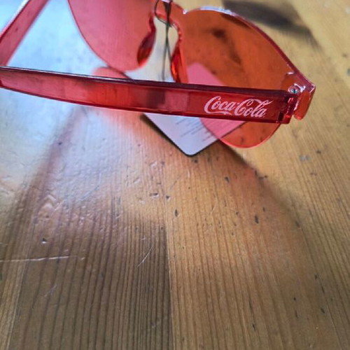 Coca Cola sunglasses new, 2 pairs, colorful, futuristic