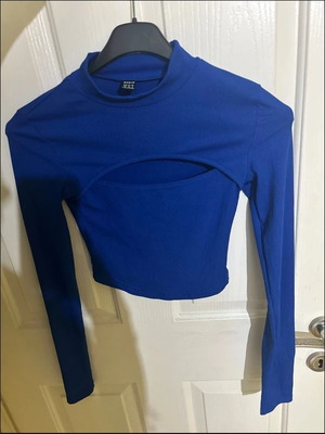 Shein blue blouse new, size XS