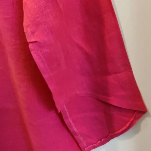 Figaro linen dress kaftan pink like new