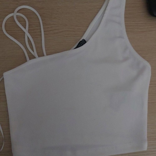 Women's randa top new, white, size small