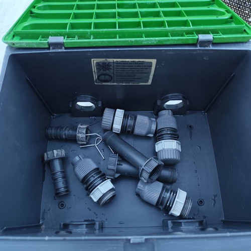 Gardena automatic watering set used with 2-channel valve box and 9v solenoid valves