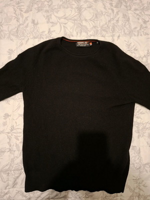 Superdry sweater black XL like new