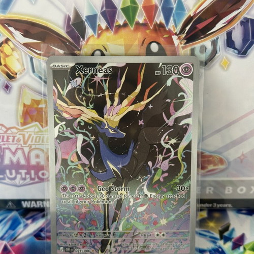 Xerneas CRI 091 illustration rare card like new
