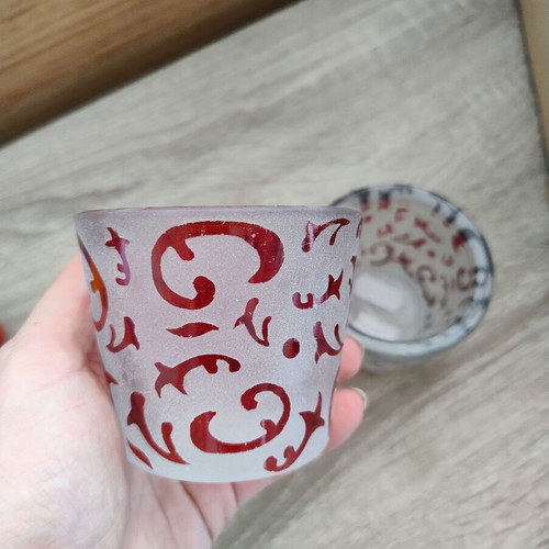 Set of 2 candle holders for tealight cups like new