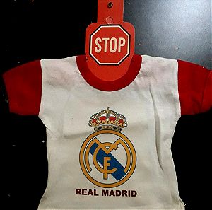 Μίνι μπλουζάκι αυτοκινήτου με βεντούζα - REAL MADRID