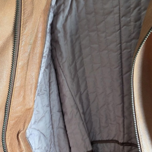 Maurices leather coat like new, brown, size XS