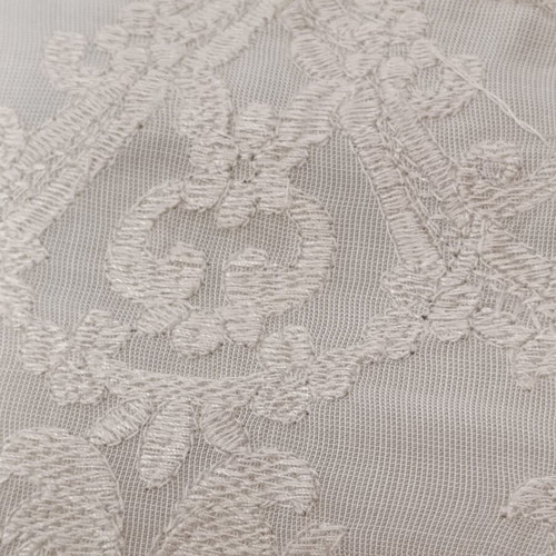 Women's dress custom made, used, beige, plus size, embroidered
