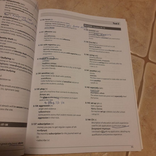 Ecce Book 2 Practice Examinations Companion like new