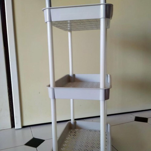 Shelf unit 3-tier with wheels new in box